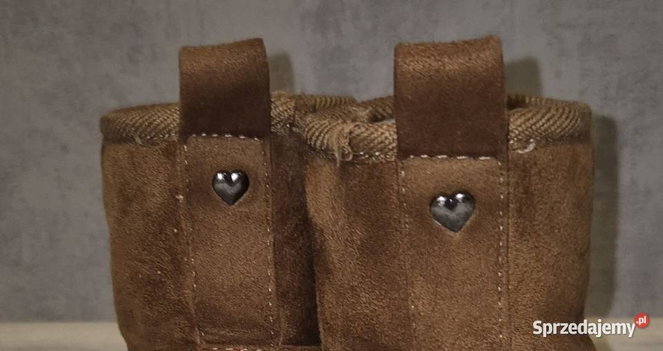 Botki damskie ocieplane zimowe camel 36 Łódź