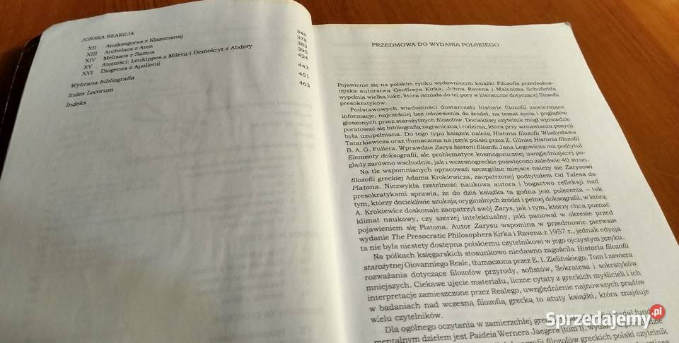 Filozofia przedsokratejska studium krytyczne miękka Gdańsk sprzedam