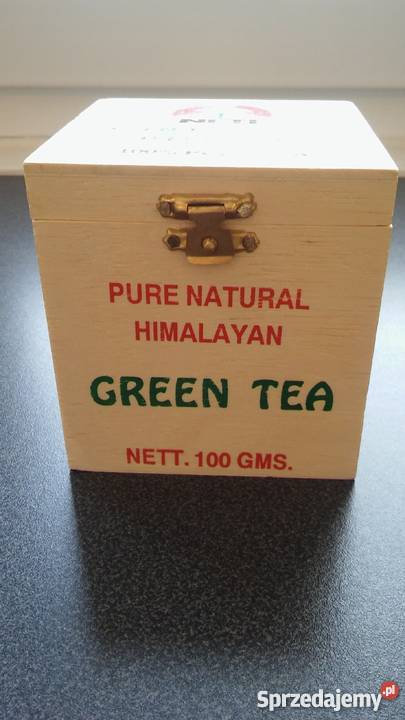 Drewniane pudełko na herbatę Nepal Gdańsk