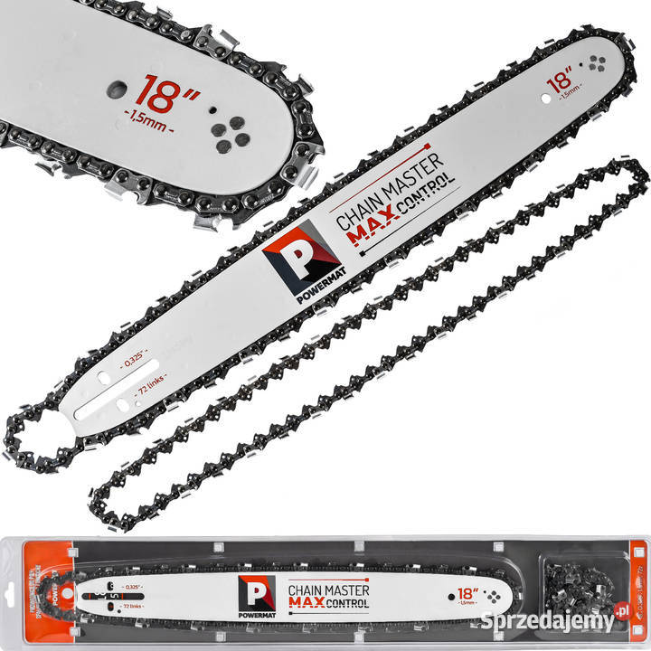 prowadnica do piły spalinowej 2 łańcuchy 18 śląskie Katowice