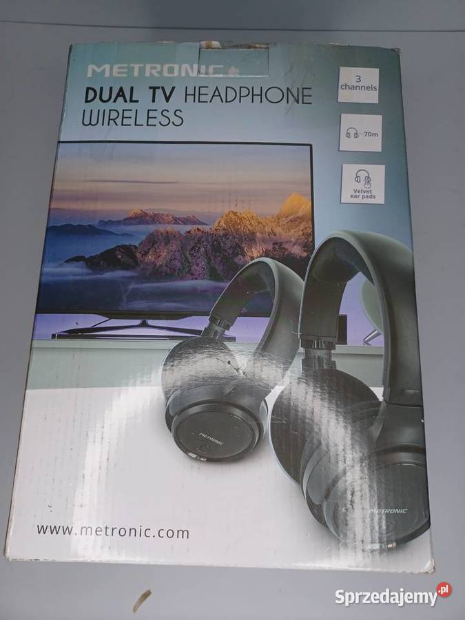 Bezprzewodowy zestaw słuchawkowy do TV Metronic Pozostałe Legnica sprzedam