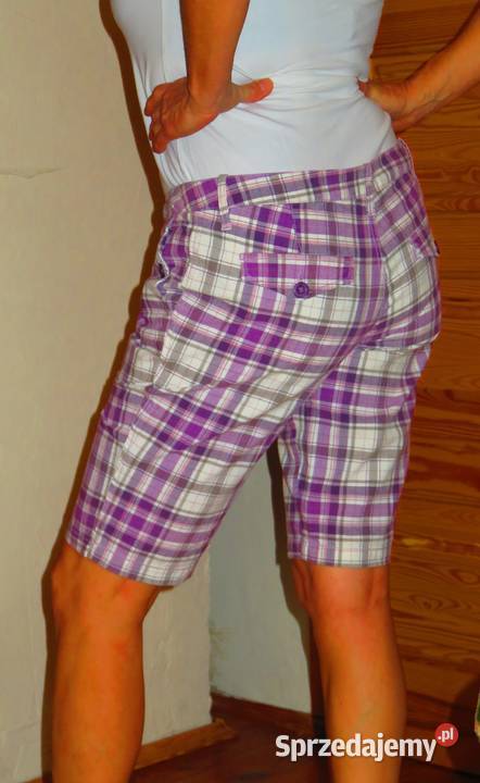 Bawełniane damskie spodenki rozmiar 4244 Do kolan Frydek