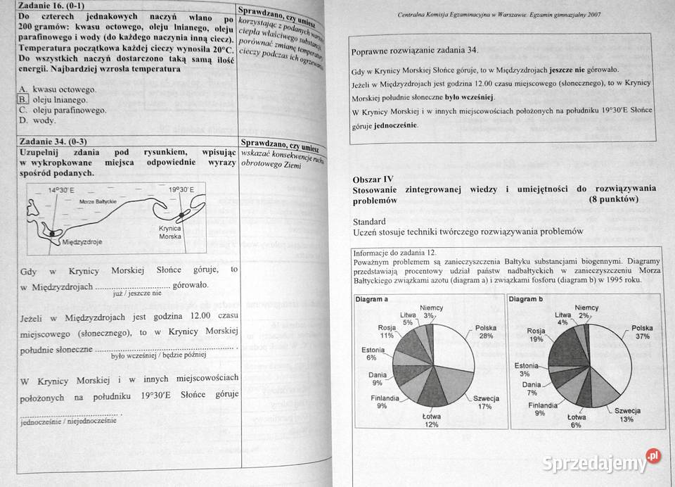 Egzamin Gimnazjalny Blok matematyczno Chełm