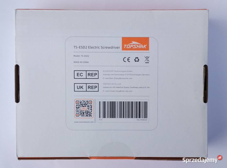 Wkrętak śrubokręt elektryczny 2000mAh LED 34