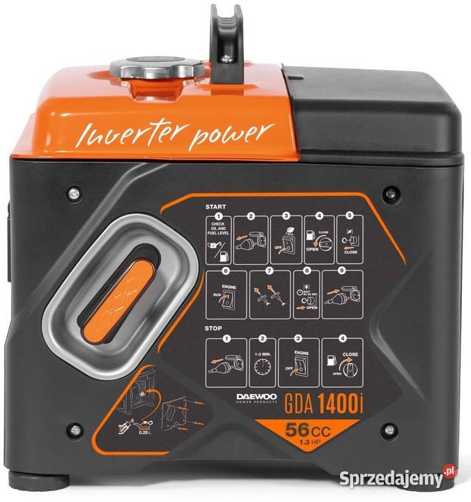 DAEWOO GDA 1400i AGREGAT INWERTOROWY GENERATOR Opalenica