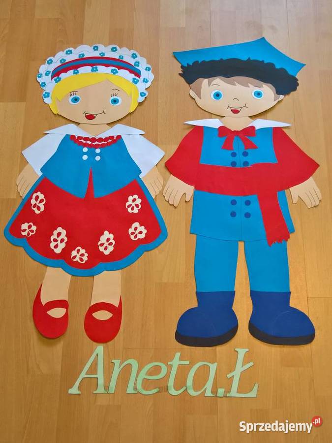 Dekoracja na różne tematy z brystolu na