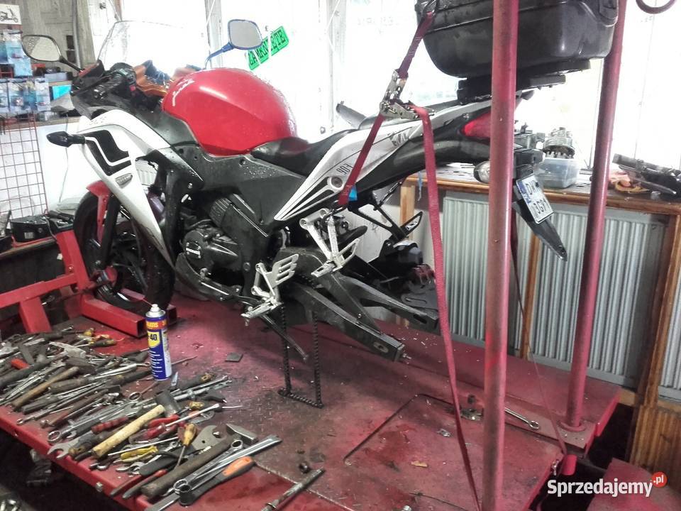 Podnośnik motocyklowy quad traktorek zachodniopomorskie Resko