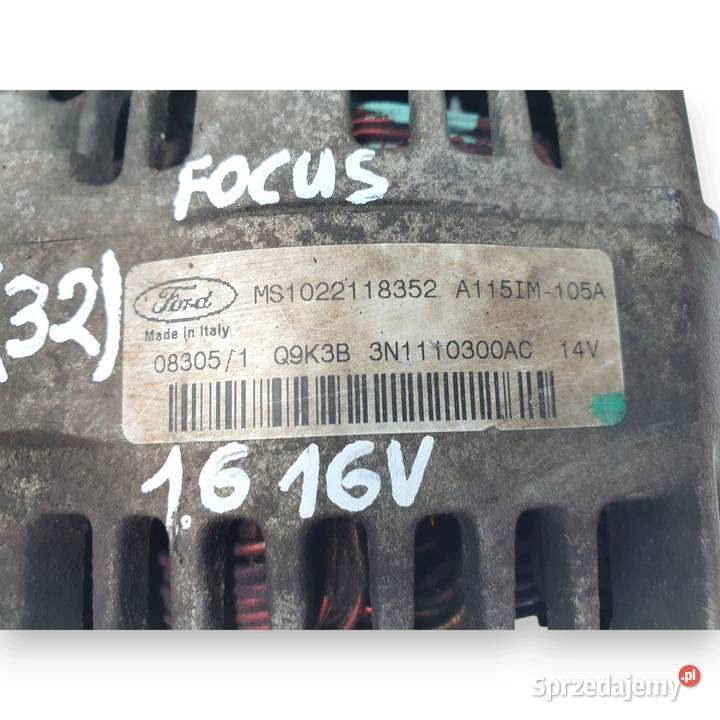 ALTERNATOR Ford Focus MK2 Fiesta Fusion 14 16 sprzedam