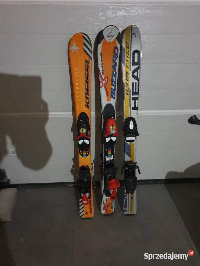 Narty dzieciece 100 do 110 buty narciarskie podkarpackie Tajęcina