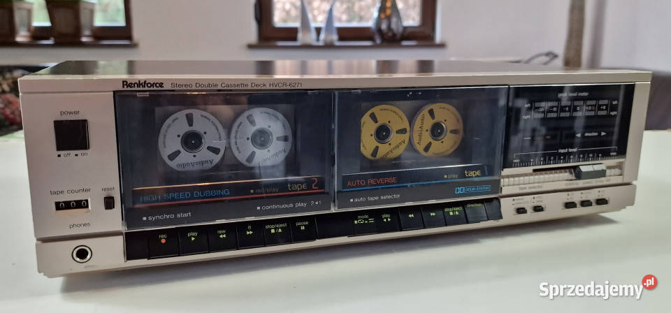 Renkforce magnetofon dwukasetowy HVCR 6271