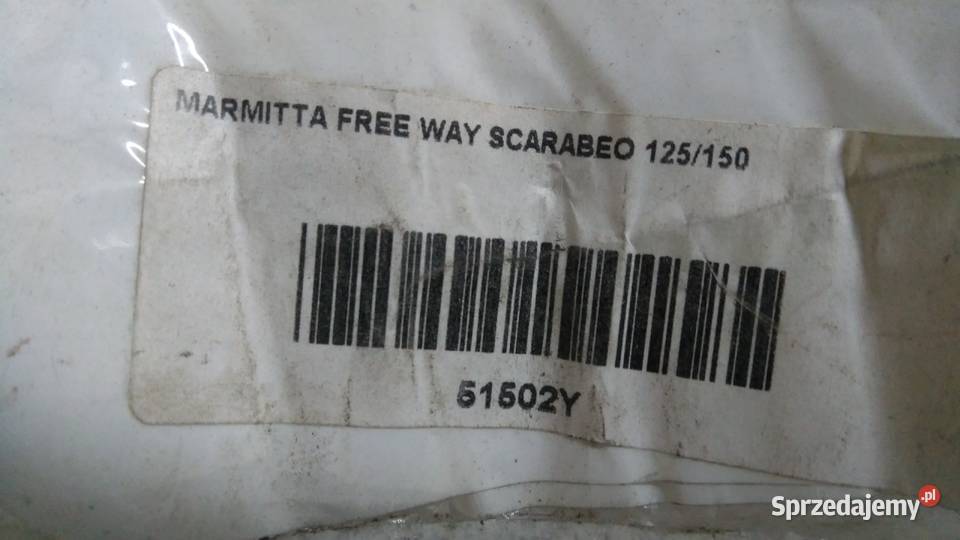 Tłumik wydech GIANNELLI APRILIA SCARABEO 125 150 Bielsk Podlaski sprzedam