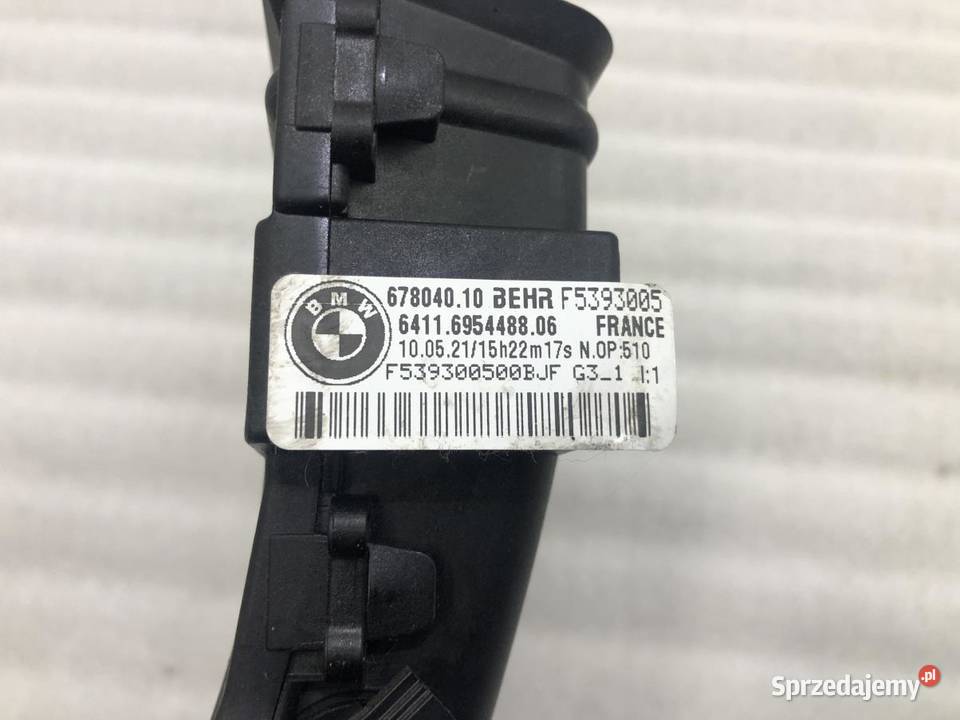 DODATKOWA NAGRZEWICA 6954488 PRAWA BMW X5 E70 wielkopolskie