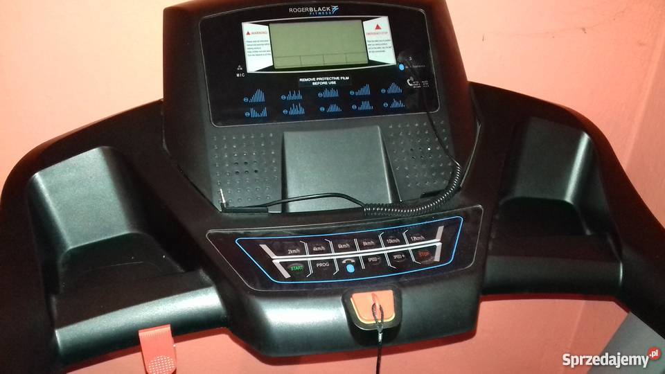 Bieżnia Elektryczna ROGER BLACK PLUS BLUETOOTH Iwonicz
