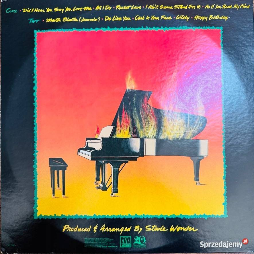 Stevie Wonder Hotter Than July EXEX Japan Obi LP Płyty i kasety