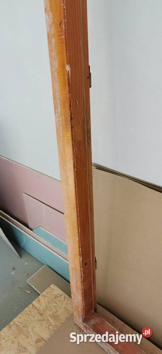 Drzwi wejściowe prawe 80x200 z ościeżnicą dwa Jasło sprzedam