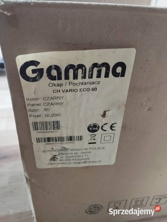 Nowy Okap kuchenny firmy Gamma wielkopolskie Poznań