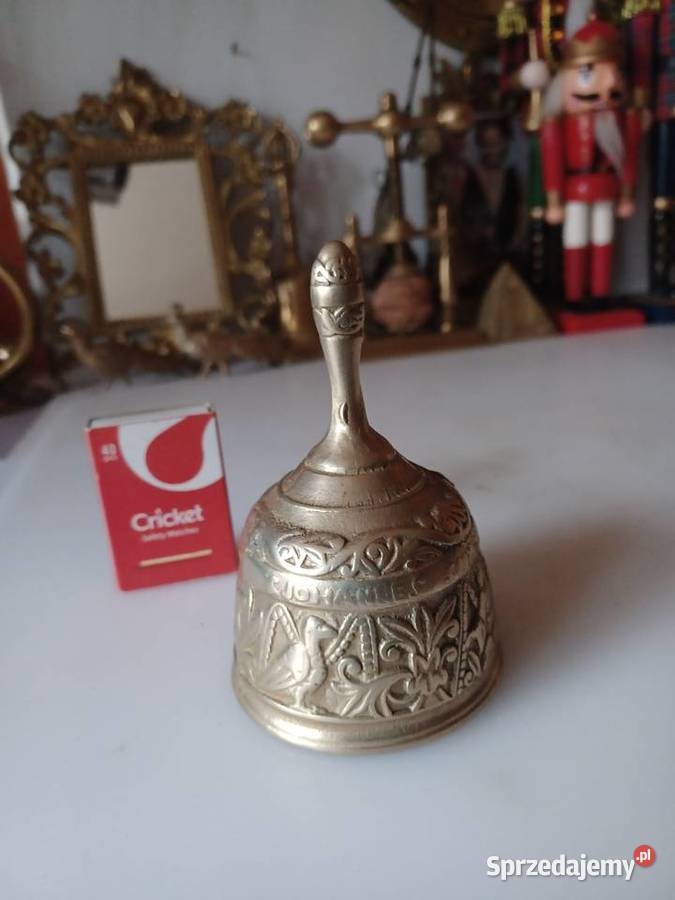 Piękny mosiężny dzwonek Pozostałe Poznań