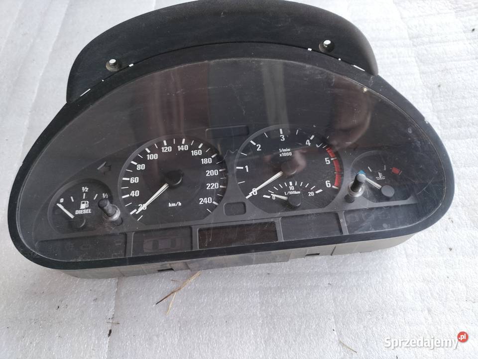LICZNIK ZEGARY BMW 3 E46 6901923 0263606218 Wyposażenie wnętrza