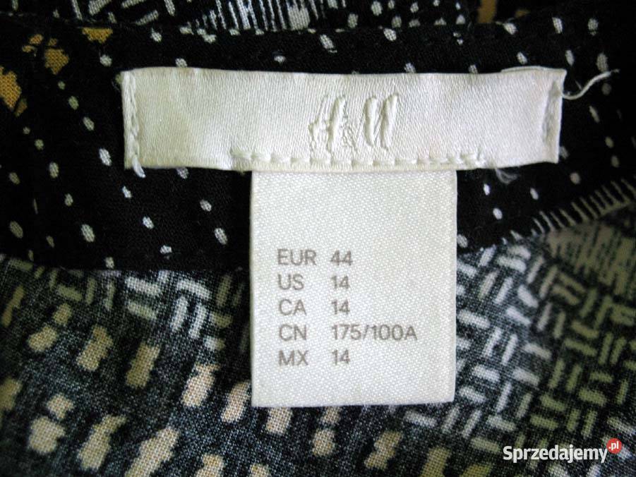 Sukienka wiskoza lekka 44 2XL biust 104 HM Spódnice i sukienki Siedlce
