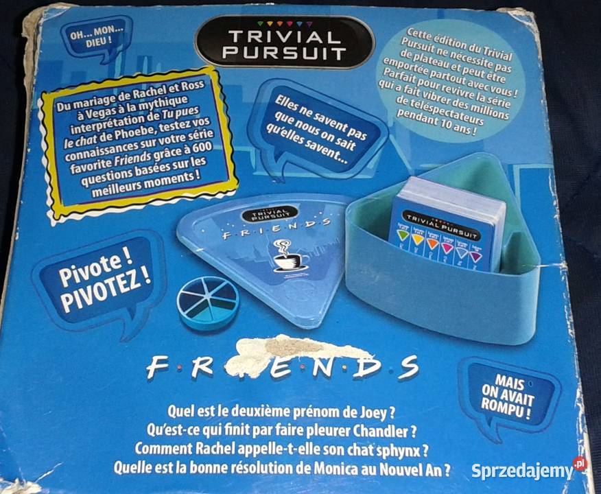 Trivial Pursuit friends gra towarzyska Winning Chełm