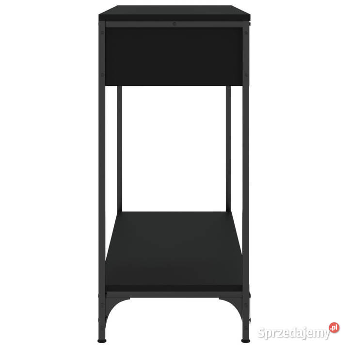 Stolik konsolowy czarny 75x345x75 WM834165 Warszawa