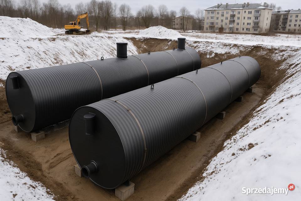Zbiornik stalowy spiralnie karbowane 10 000 l Oświęcim sprzedam