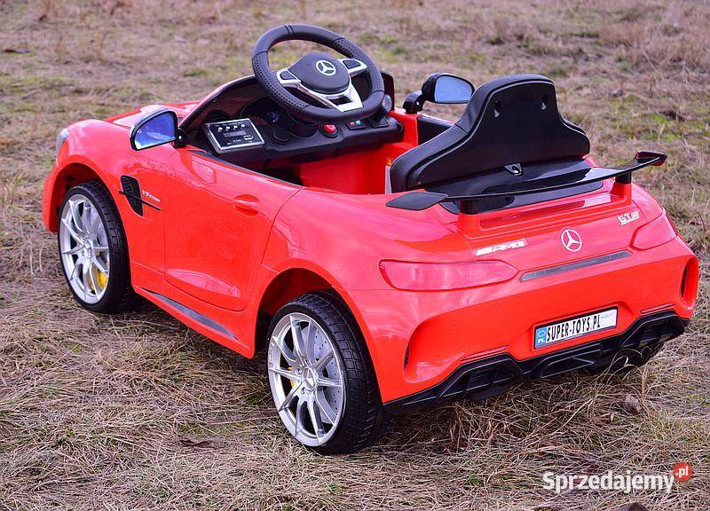 Auto samochód na akumulator MERCEDES GTR autko Myszków