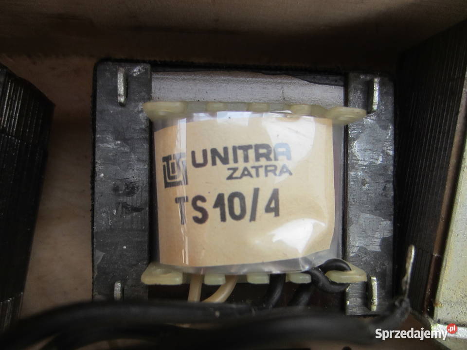 transformator TS 104 unitra ZATRA trafo sieciowe Jarocin