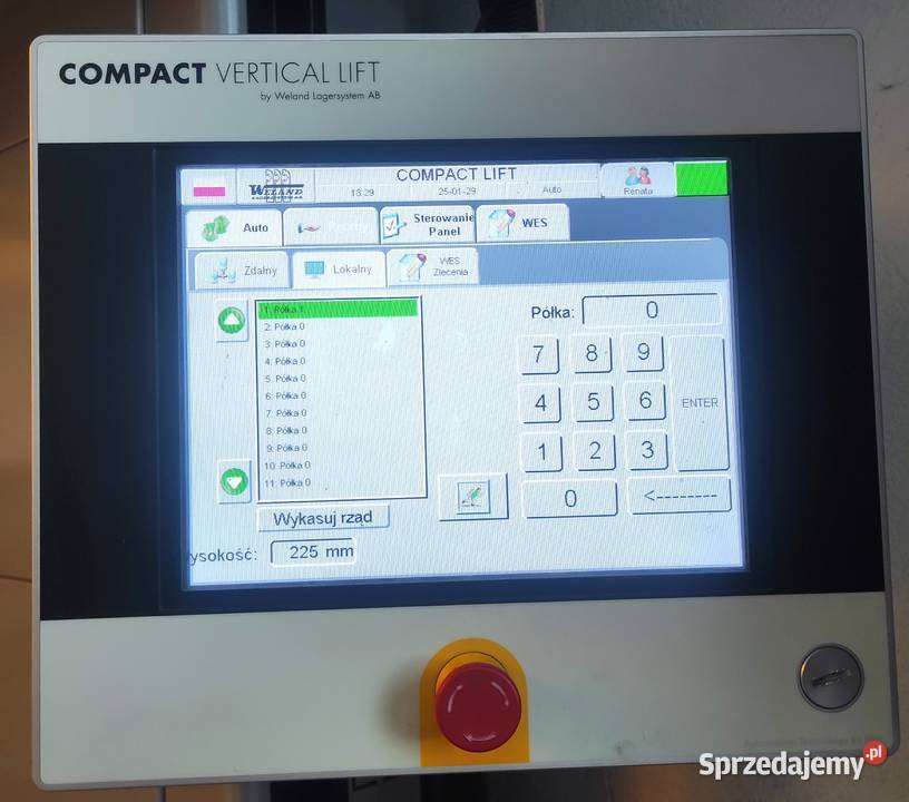 Automatyczny regał windowy Weland 2580 Krobia