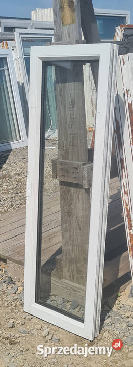 OKNA KacprzaK Witryna 41x125 FIX Używany PCV Siedlce