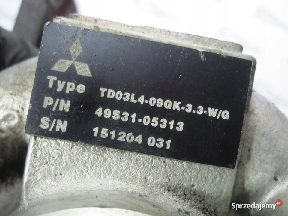 TRANSIT 22 TDCI QVFA turbosprężarka 49S3105313 Turbosprężarki