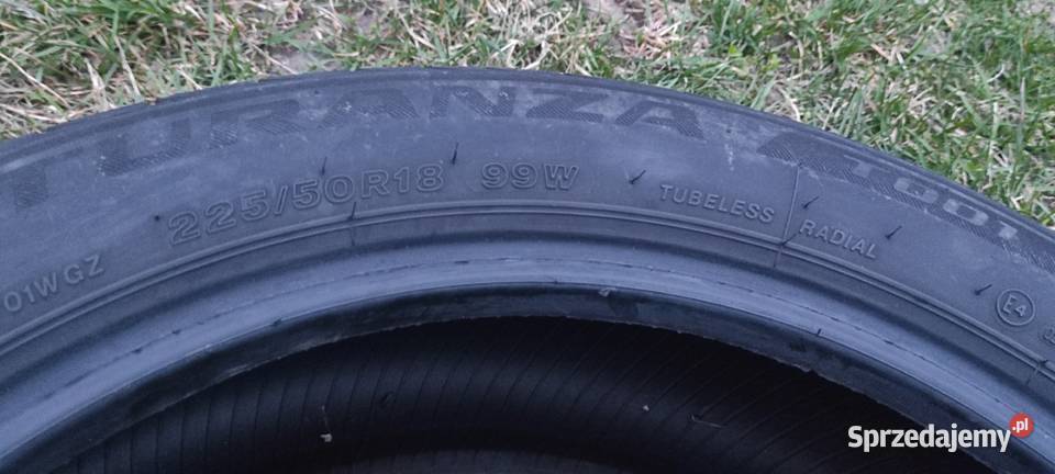 Opona letnia Bridgestone turanza T001 w stanie Pozostałe Kielce