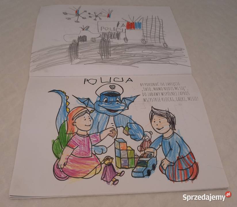 Kolorowanka Policja Wszystko będzie dobrze Czeladź sprzedam