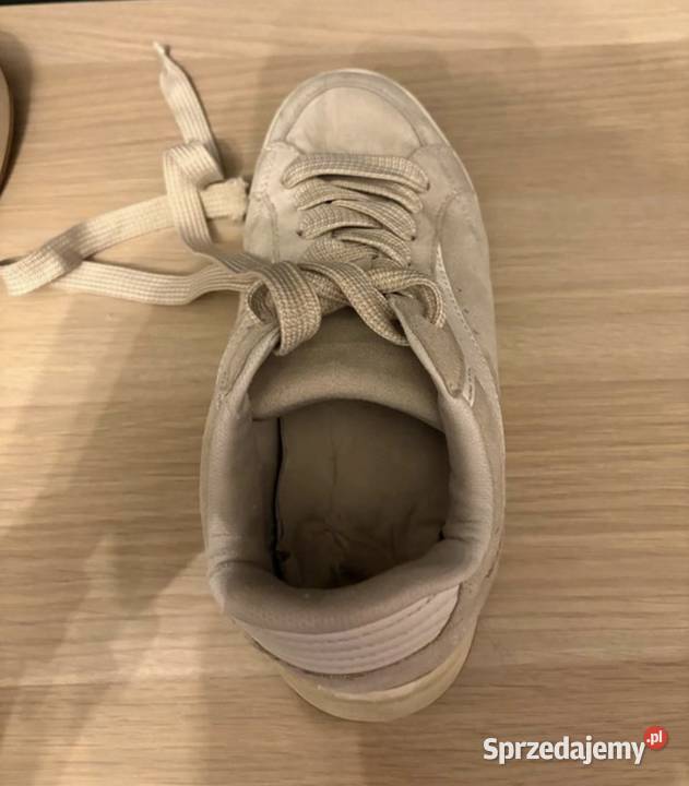 Zara Sneakers 37 bezowe sneakersy