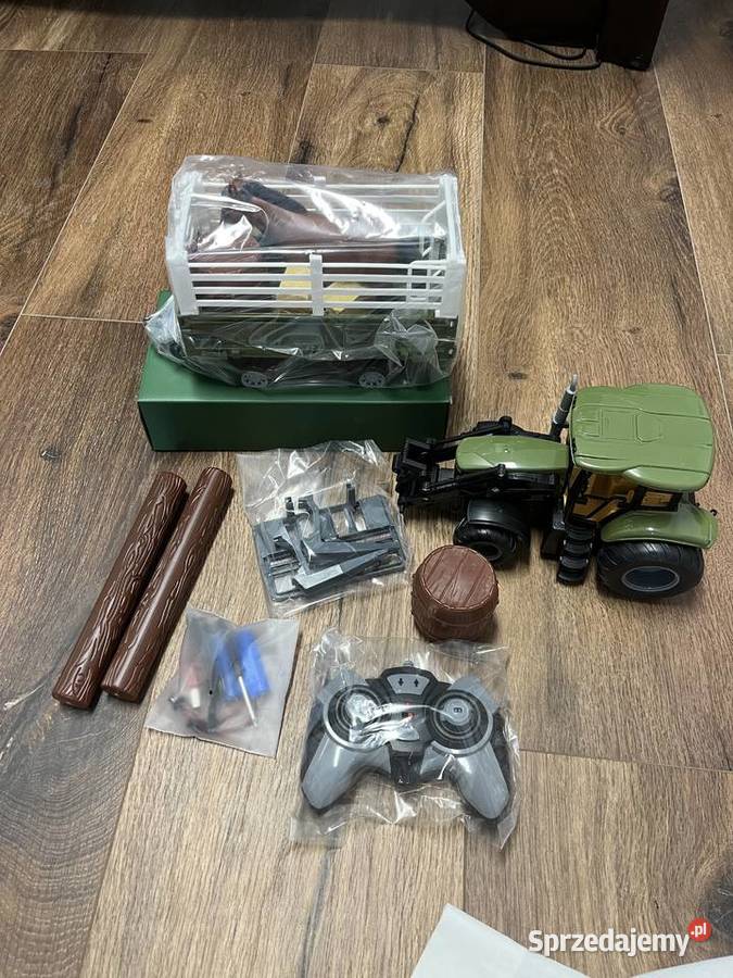 zabawka traktor zdalnie sterowany zestaw sprzedam