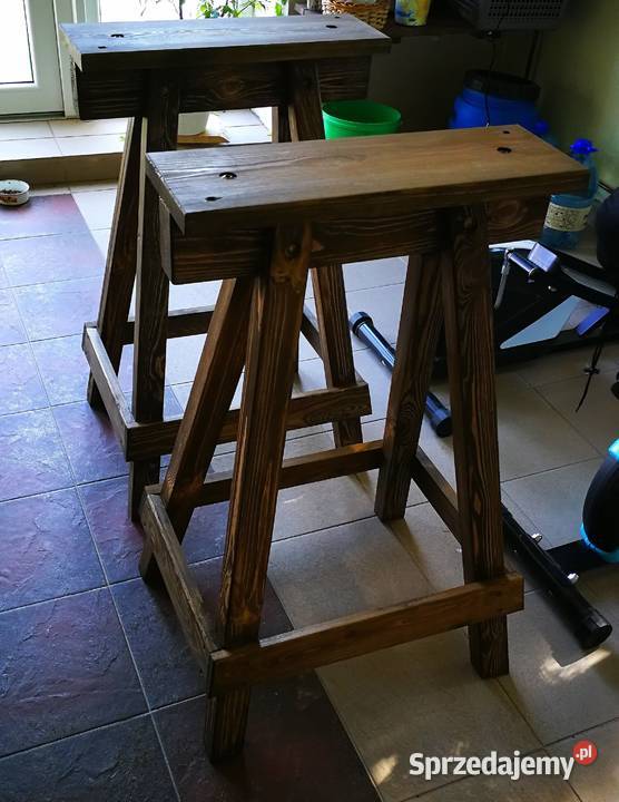 Koziołek warsztatowy ozdoba ogrodu tarasu domu odcienie brązowego świętokrzyskie Radków sprzedam