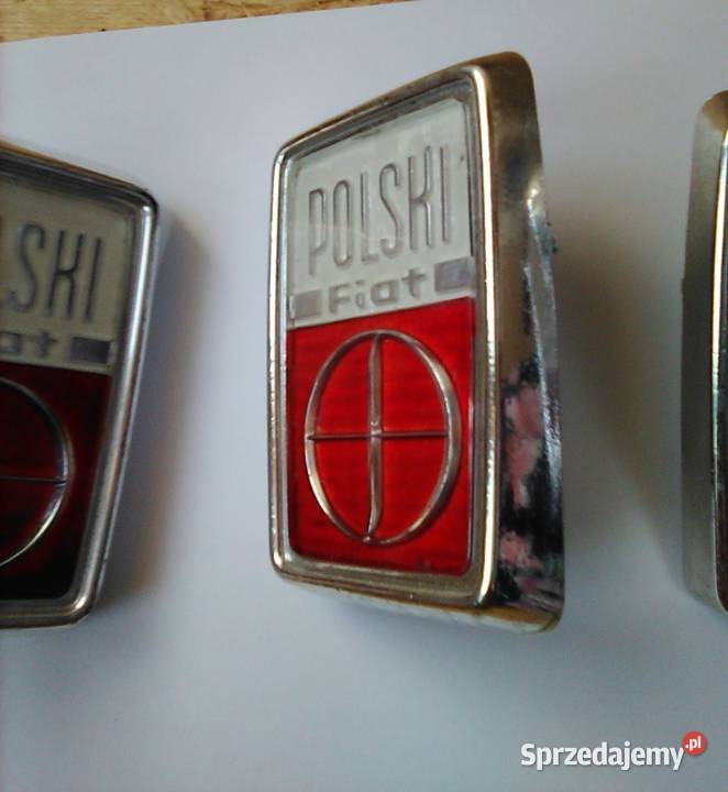 Plakietka Fiata Polskiego FSO 125 chrom Emblematy łódzkie