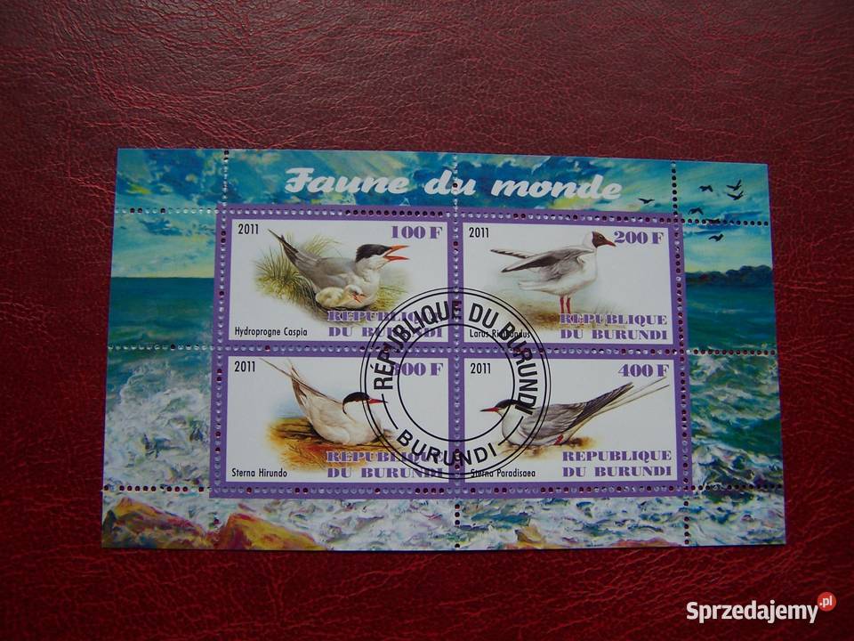 Burundii 2011 CTO Fauna Ptaki Morskie śląskie Tychy