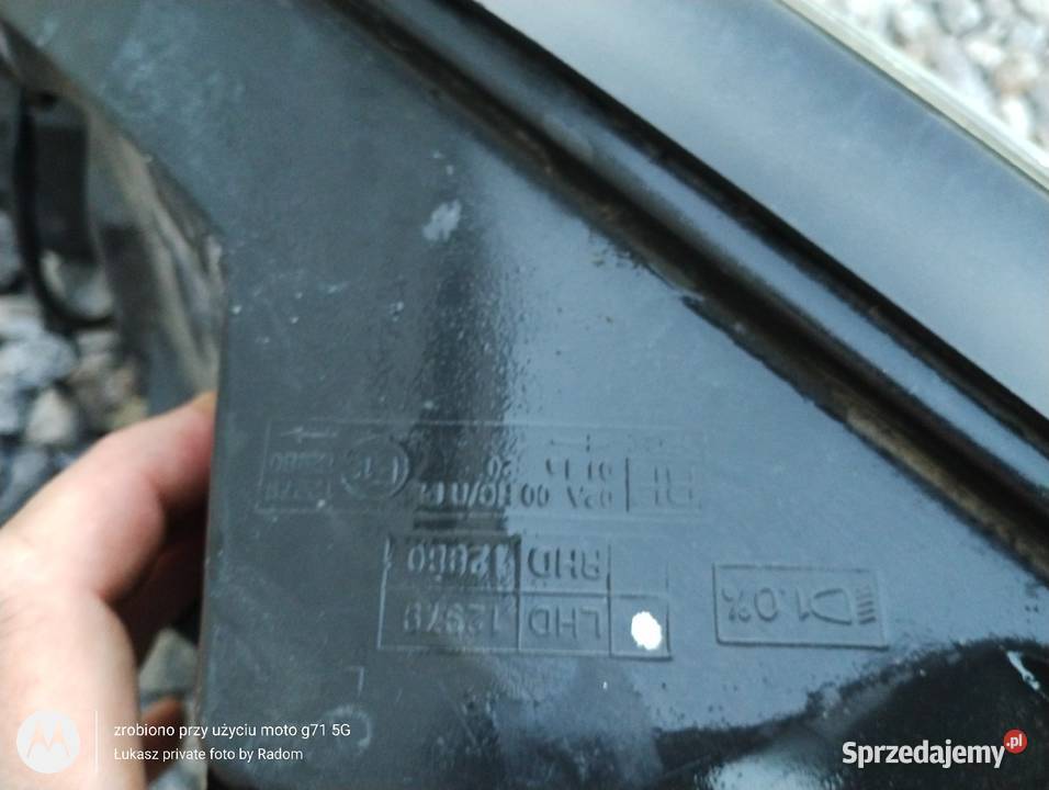 Lampa Europa chevrolet Orlando uszkodzony klosz osobowe Radom