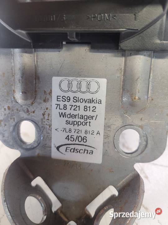 MECHANIZM HAMULCA RĘCZNEGO AUDI Q7 4L 7L8721812 Dźwignie hamulca ręcznego