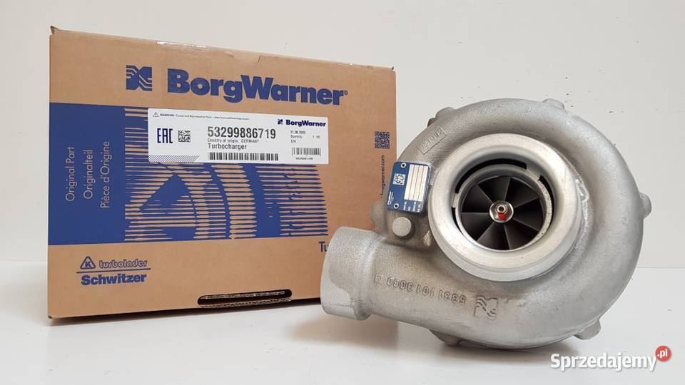 Nowa turbosprężarka BorgWarner KKK 53299886719 Siedlce