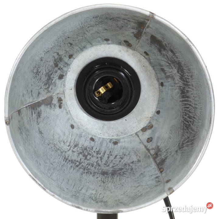 Lampa stołowa 25 W srebrny vintage 18x18x60 E27 Pozostałe Warszawa