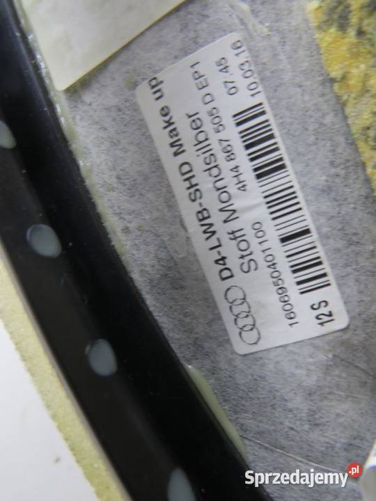 PODSUFITKA LONG AUDI A8 D4 4H4867505D