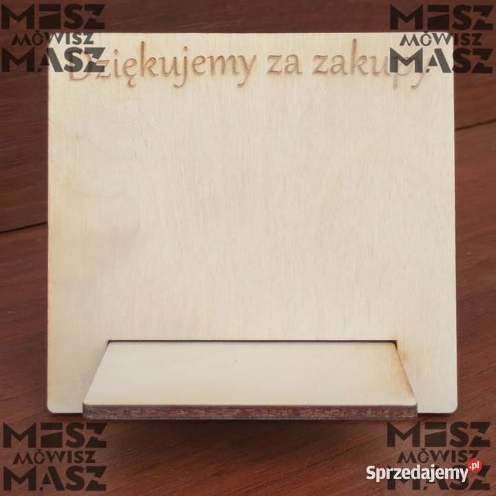 Wizytownik stojak na biurko ekspozycyjny krzyżak