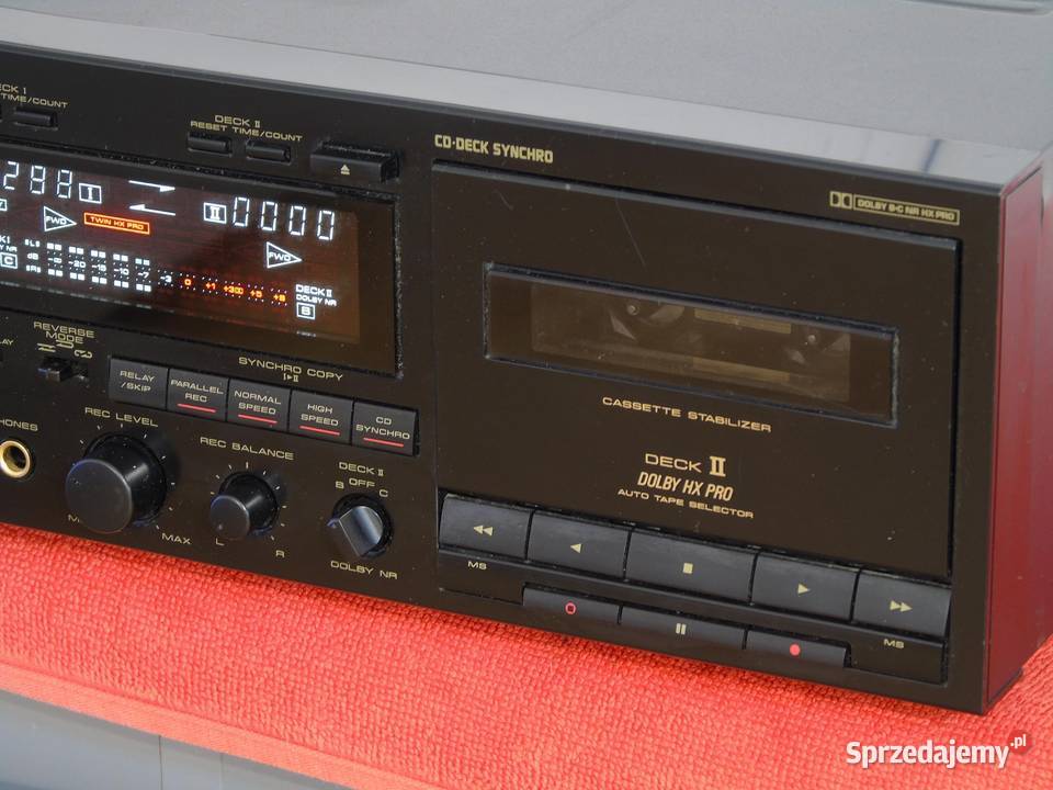 Magnetofon Pioneer CTW830R sprawny i ładny podkarpackie Jasło