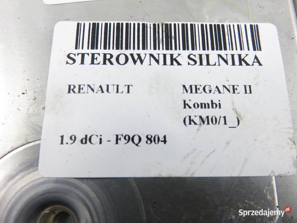 STEROWNIK RENAULT MEGANE II 19 dCi 0281014353 osobowe sprzedam