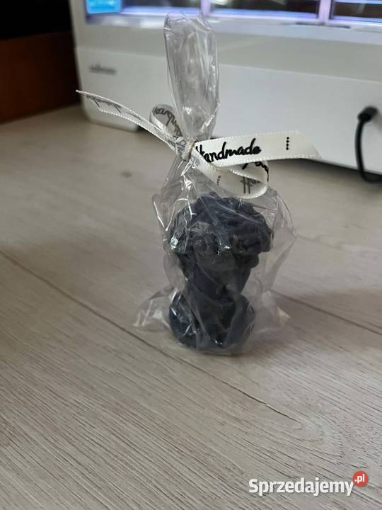 Świeca Dawid rzeźba czarna Handmade prezent Radzyń Podlaski