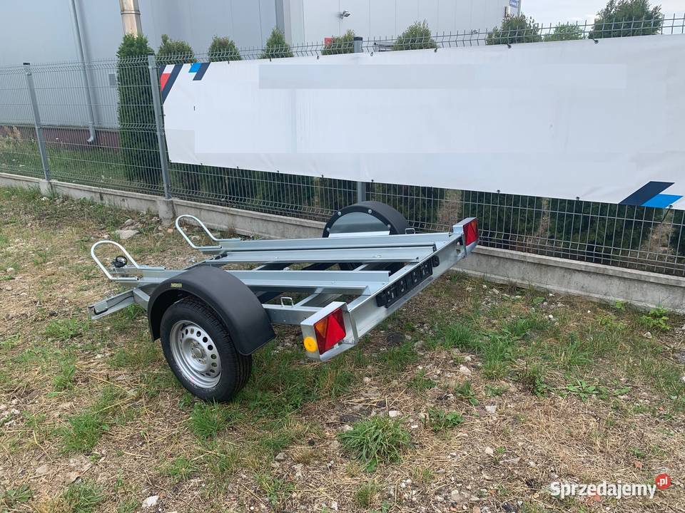 Przyczepka pod 2 motory przyczepa Neptun uchylna Do samochodów osobowych Piła sprzedam