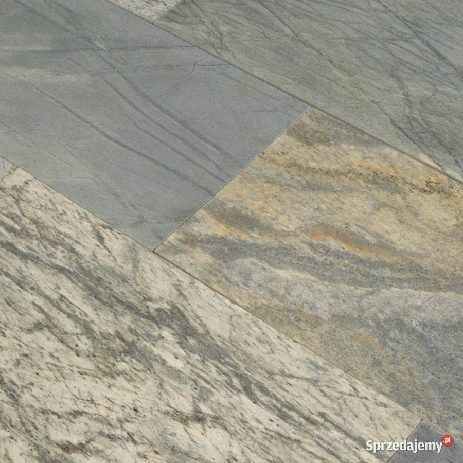 Płytki Łupek Srebrny Silver Shine szlifowany Pozostałe Dom i Ogród Łódź
