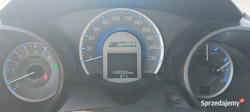 Honda Jazz III 13 Hybrid 2014 Najbogatsza wesja